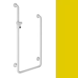 HEWI Reha Duschhandlauf Senfgelb Wannenhandlauf 467 / 1100 mm U-Form 801.35.500 18 Gelb