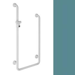 HEWI Reha Duschhandlauf Aquablau Wannenhandlauf 467 / 1100 mm U-Form 801.35.500 55 Blau