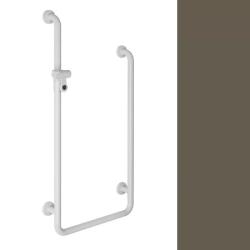 HEWI Reha Duschhandlauf Umbra Wannenhandlauf 467 / 1100 mm U-Form 801.35.500 84 Braun