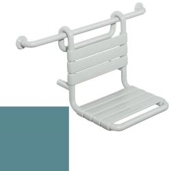 HEWI Serie 801 Einhängesitz 345 x 480 mm Aquablau 801.51.100 55 Barrierefrei Duschsitz Blau