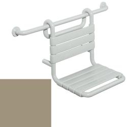 HEWI Serie 801 Einhängesitz 345 x 480 mm Sand 801.51.100 86 Barrierefrei Duschsitz Beige