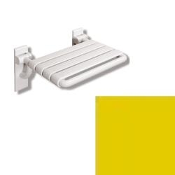 HEWI Serie 801 Duschklappsitz gross 801.51.210 18 Senfgelb 448 x 428 mm Klappsitz Gelb