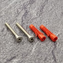HEWI Befestigung für Klappsitz Stützgriff Klappgriff an Betonwand BM10.2 (BA801.10)