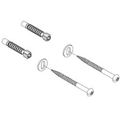 Hansgrohe Befestigung 96179000 Befestigungsteile f�r Brausestange und Accessoires