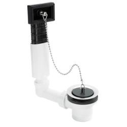 Viega Ab- und �berlaufgarnitur f�r Sp�le 100834 mit Stopfen und Kette 