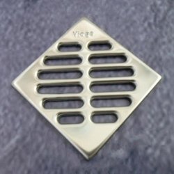 Viega Advantix-Rost 106157 Edelstahl 100 x 100 mm Mod. 4943.1-551 für Badablauf