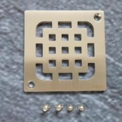 Viega Rost 94 x 94 mm 534479 Edelstahl verschraubbar für Advantix Badablauf